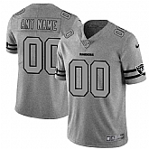 Nike Raiders Customized 2019 Gray Gridiron Gray Vapor Untouchable Limited Jersey,baseball caps,new era cap wholesale,wholesale hats